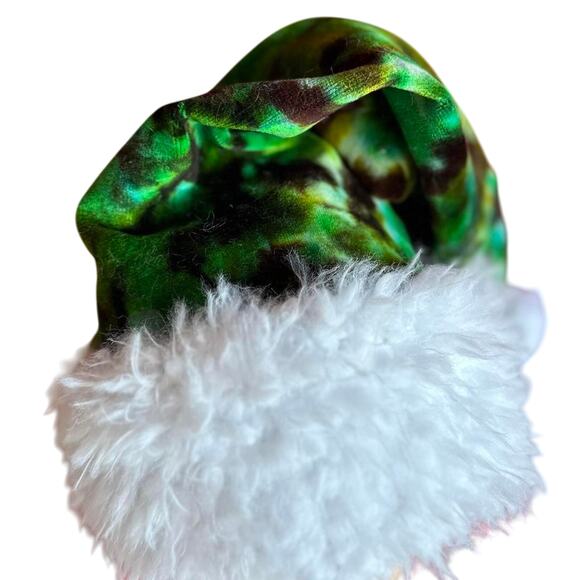 Handcrafted Tie-Dye Santa Hat main image 4